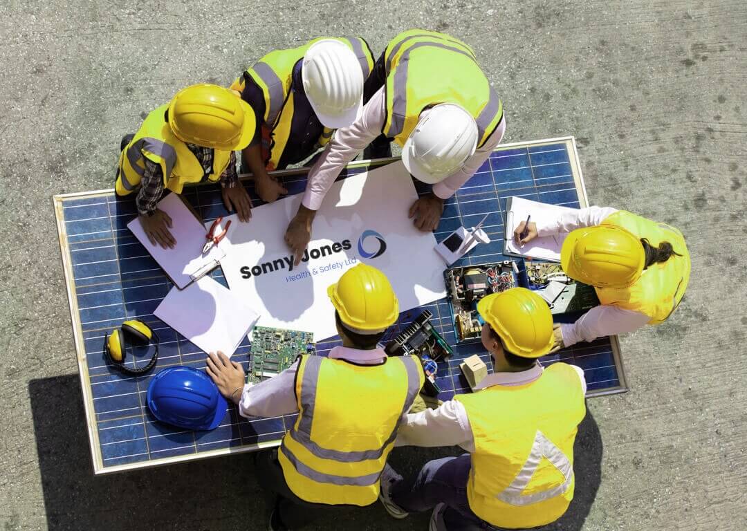 Sonny Jones Heatl and Safety on site workers